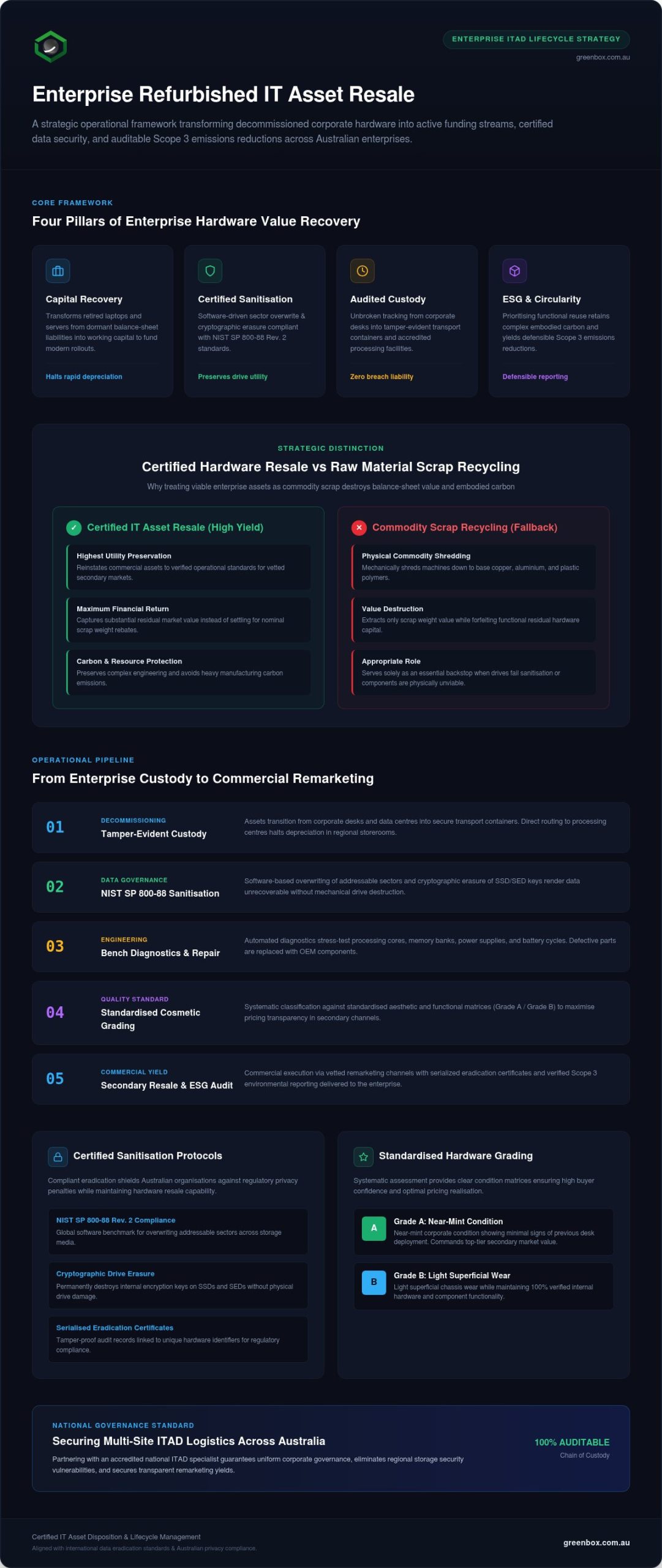 Refurbished IT Asset Resale: The Enterprise Guide to Hardware Value Recovery